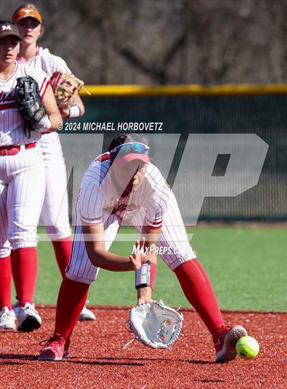 Thumbnail 3 in Melissa vs Plano East (Allen Tournament) photogallery.