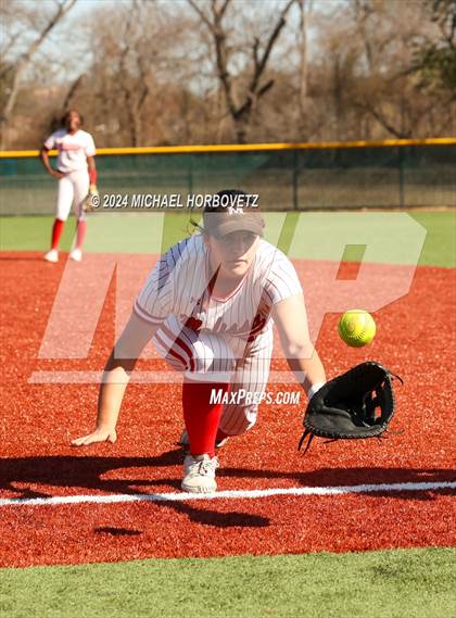 Thumbnail 2 in Melissa vs Plano East (Allen Tournament) photogallery.