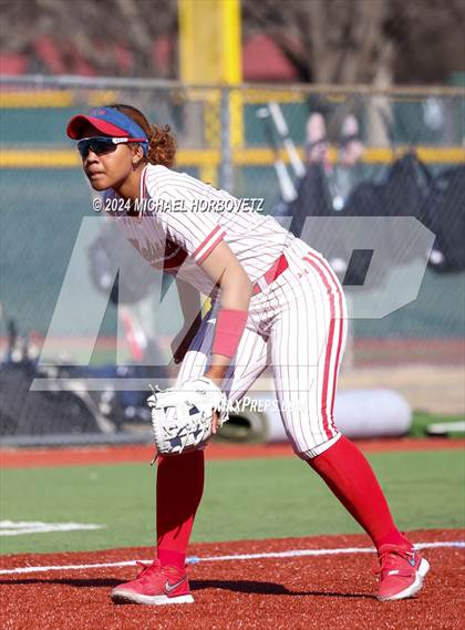 Thumbnail 3 in Melissa vs Plano East (Allen Tournament) photogallery.