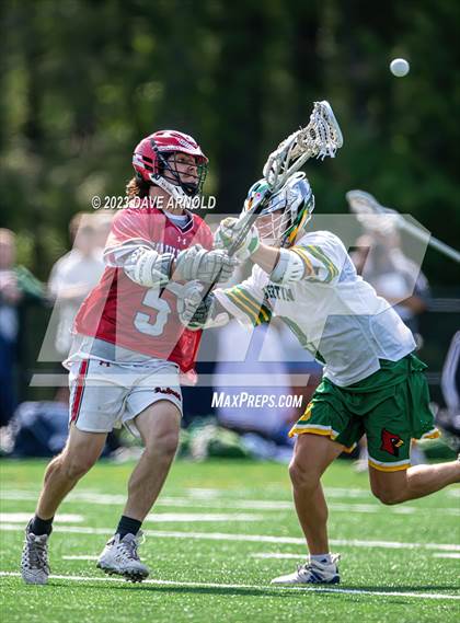 Thumbnail 3 in Pinkerton vs. Bishop Guertin (NHIAA Division 1 State Final) photogallery.