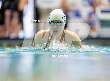 Thumbnail 3 in UIL 4A girls Swimming & Diving Prelims photogallery.