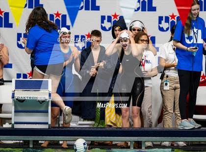Thumbnail 2 in UIL 4A girls Swimming & Diving Prelims photogallery.