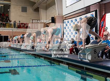 Thumbnail 1 in UIL 4A girls Swimming & Diving Prelims photogallery.