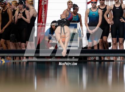 Thumbnail 3 in UIL 4A girls Swimming & Diving Prelims photogallery.