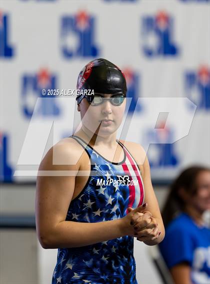 Thumbnail 3 in UIL 4A girls Swimming & Diving Prelims photogallery.