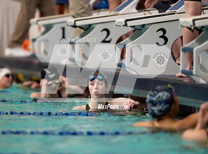 Thumbnail 3 in UIL 4A girls Swimming & Diving Prelims photogallery.