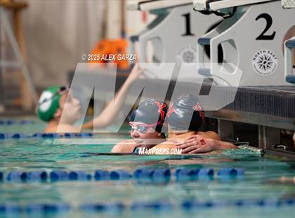 Thumbnail 3 in UIL 4A girls Swimming & Diving Prelims photogallery.