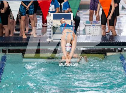 Thumbnail 1 in UIL 4A girls Swimming & Diving Prelims photogallery.
