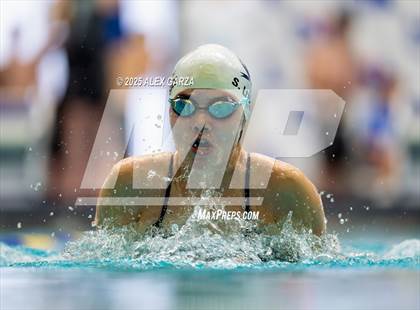 Thumbnail 2 in UIL 4A girls Swimming & Diving Prelims photogallery.