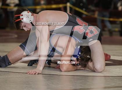 Thumbnail 2 in Section VI Class C/D Championship Wrestling Tournament Finals photogallery.