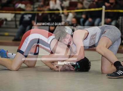 Thumbnail 2 in Section VI Class C/D Championship Wrestling Tournament Finals photogallery.