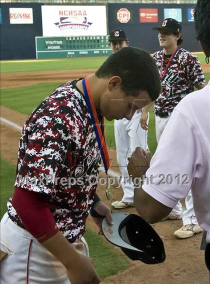 Thumbnail 2 in South Stanly vs. Voyager Academy (NCHSAA 1A State Final) photogallery.