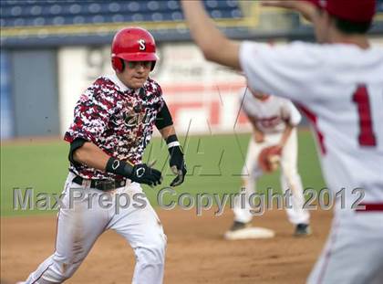 Thumbnail 3 in South Stanly vs. Voyager Academy (NCHSAA 1A State Final) photogallery.