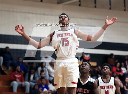 Thumbnail 3 in West Craven vs. New Bern (Craven County Holiday Hoops Tournament) photogallery.