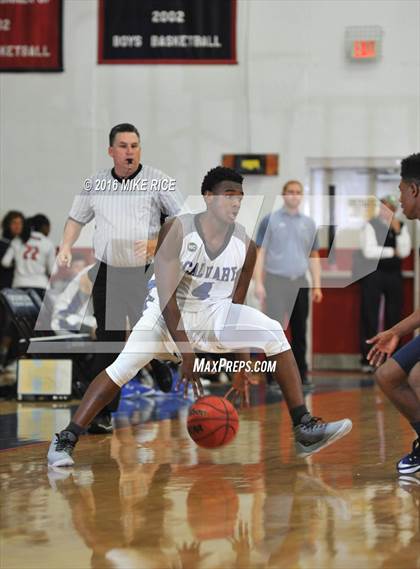 Thumbnail 2 in Hickory Grove Christian vs Calvary Day (WNC Holiday Classic) photogallery.