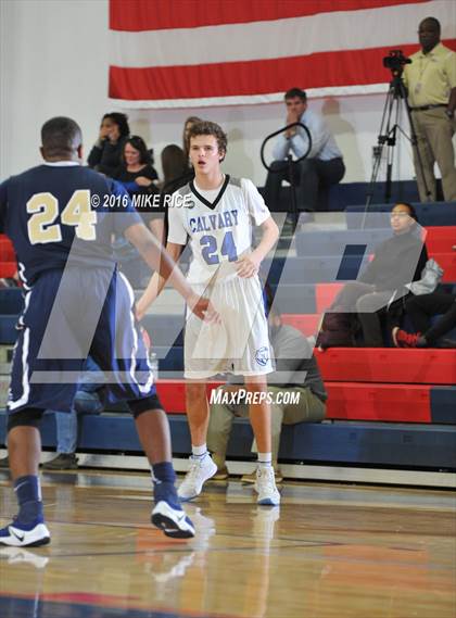 Thumbnail 2 in Hickory Grove Christian vs Calvary Day (WNC Holiday Classic) photogallery.