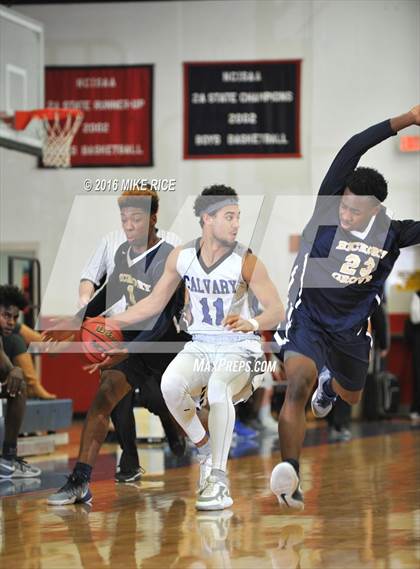 Thumbnail 2 in Hickory Grove Christian vs Calvary Day (WNC Holiday Classic) photogallery.