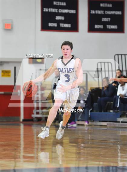Thumbnail 2 in Hickory Grove Christian vs Calvary Day (WNC Holiday Classic) photogallery.