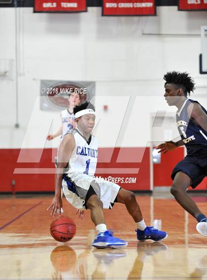 Thumbnail 3 in Hickory Grove Christian vs Calvary Day (WNC Holiday Classic) photogallery.