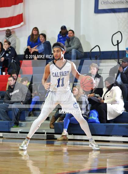 Thumbnail 3 in Hickory Grove Christian vs Calvary Day (WNC Holiday Classic) photogallery.