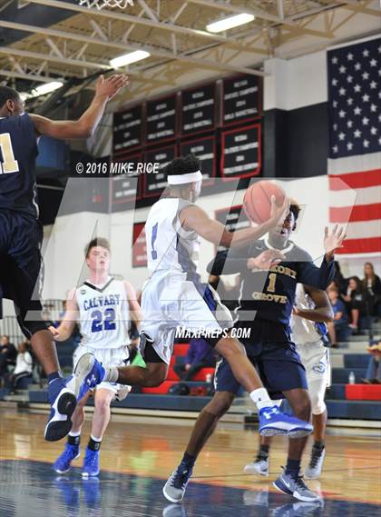 Thumbnail 3 in Hickory Grove Christian vs Calvary Day (WNC Holiday Classic) photogallery.