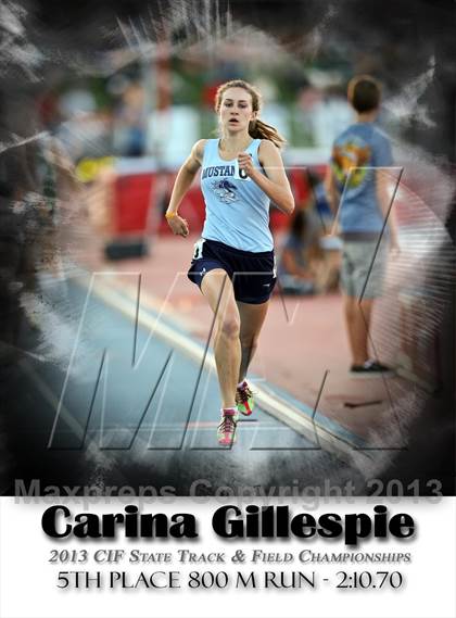Thumbnail 3 in CIF State Track and Field (Girls 800m Run) photogallery.
