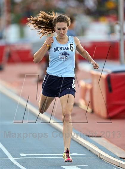 Thumbnail 2 in CIF State Track and Field (Girls 800m Run) photogallery.