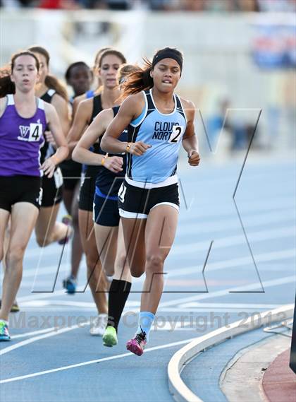 Thumbnail 3 in CIF State Track and Field (Girls 800m Run) photogallery.
