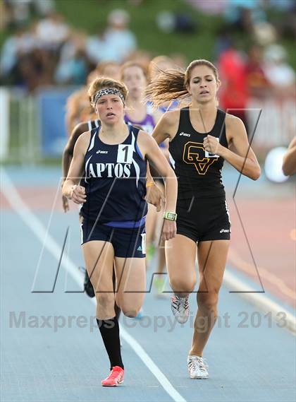 Thumbnail 2 in CIF State Track and Field (Girls 800m Run) photogallery.