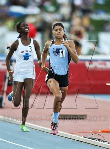 Thumbnail 3 in CIF State Track and Field (Girls 800m Run) photogallery.