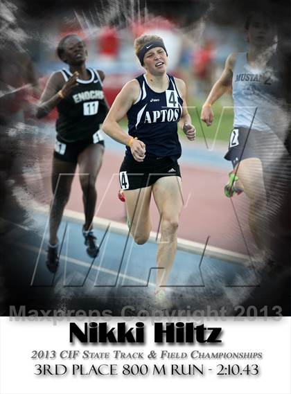Thumbnail 3 in CIF State Track and Field (Girls 800m Run) photogallery.
