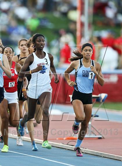 Thumbnail 2 in CIF State Track and Field (Girls 800m Run) photogallery.