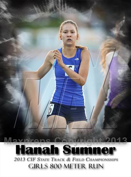 Thumbnail 1 in CIF State Track and Field (Girls 800m Run) photogallery.