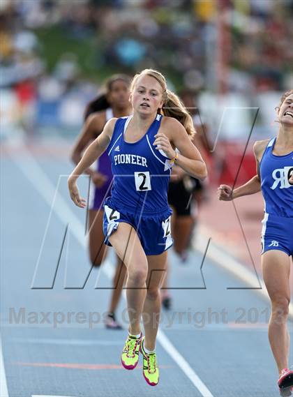 Thumbnail 3 in CIF State Track and Field (Girls 800m Run) photogallery.