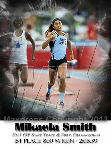Thumbnail 1 in CIF State Track and Field (Girls 800m Run) photogallery.