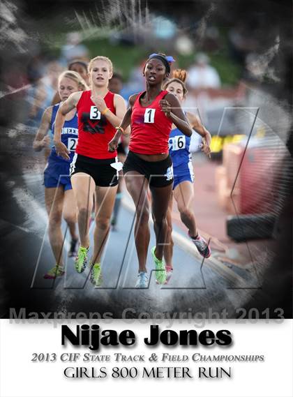 Thumbnail 3 in CIF State Track and Field (Girls 800m Run) photogallery.