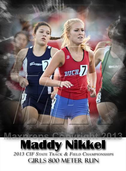 Thumbnail 3 in CIF State Track and Field (Girls 800m Run) photogallery.