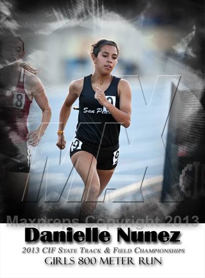 Thumbnail 2 in CIF State Track and Field (Girls 800m Run) photogallery.