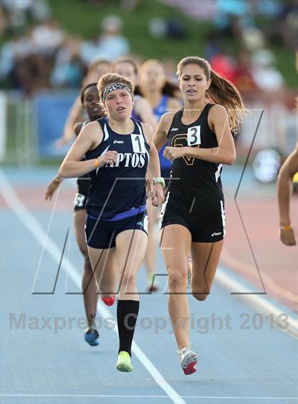 Thumbnail 1 in CIF State Track and Field (Girls 800m Run) photogallery.