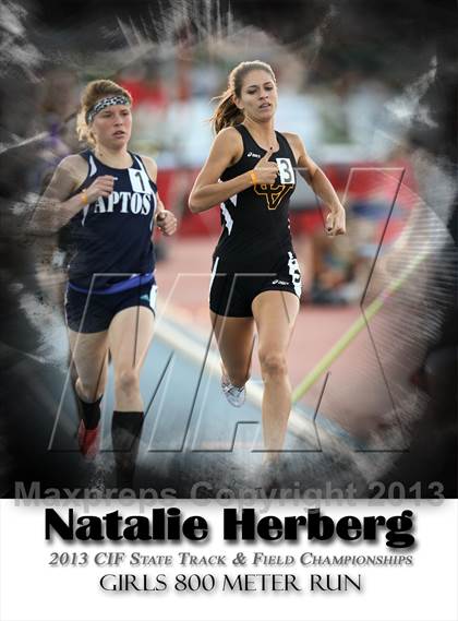 Thumbnail 1 in CIF State Track and Field (Girls 800m Run) photogallery.