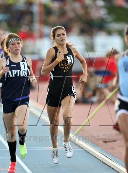 Thumbnail 1 in CIF State Track and Field (Girls 800m Run) photogallery.