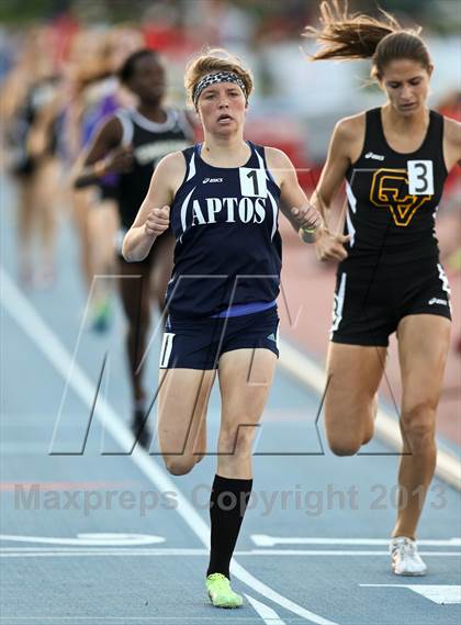Thumbnail 1 in CIF State Track and Field (Girls 800m Run) photogallery.
