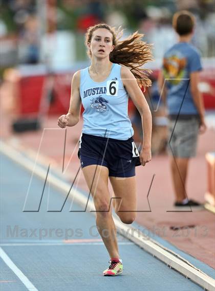 Thumbnail 3 in CIF State Track and Field (Girls 800m Run) photogallery.