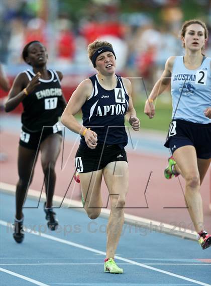 Thumbnail 2 in CIF State Track and Field (Girls 800m Run) photogallery.