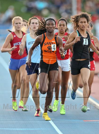 Thumbnail 3 in CIF State Track and Field (Girls 800m Run) photogallery.