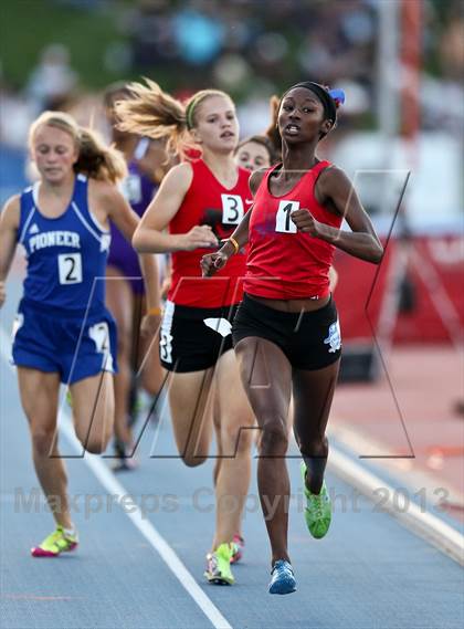 Thumbnail 2 in CIF State Track and Field (Girls 800m Run) photogallery.