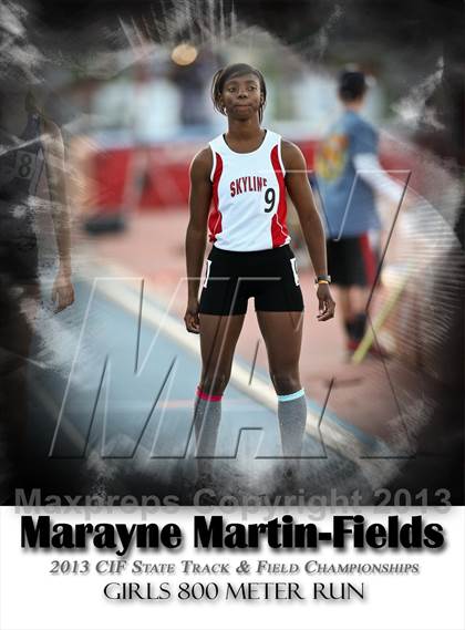 Thumbnail 2 in CIF State Track and Field (Girls 800m Run) photogallery.
