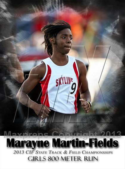 Thumbnail 3 in CIF State Track and Field (Girls 800m Run) photogallery.