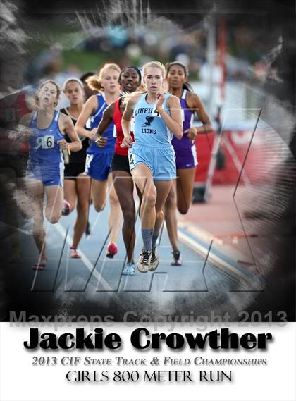Thumbnail 3 in CIF State Track and Field (Girls 800m Run) photogallery.