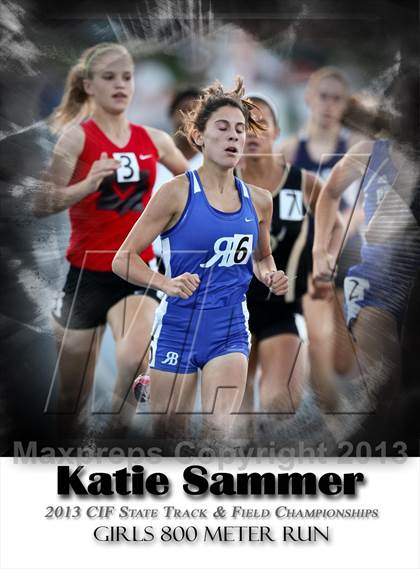 Thumbnail 1 in CIF State Track and Field (Girls 800m Run) photogallery.